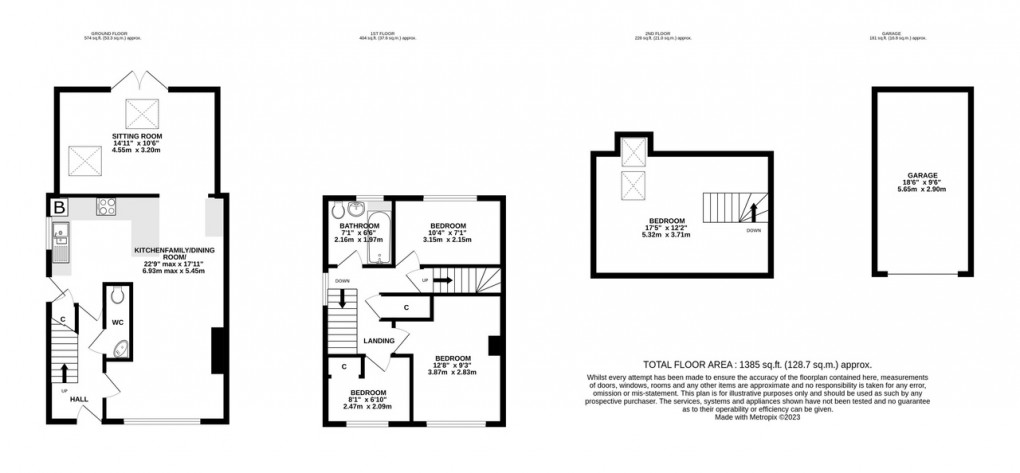 Floorplan for High Street, Ashcott
