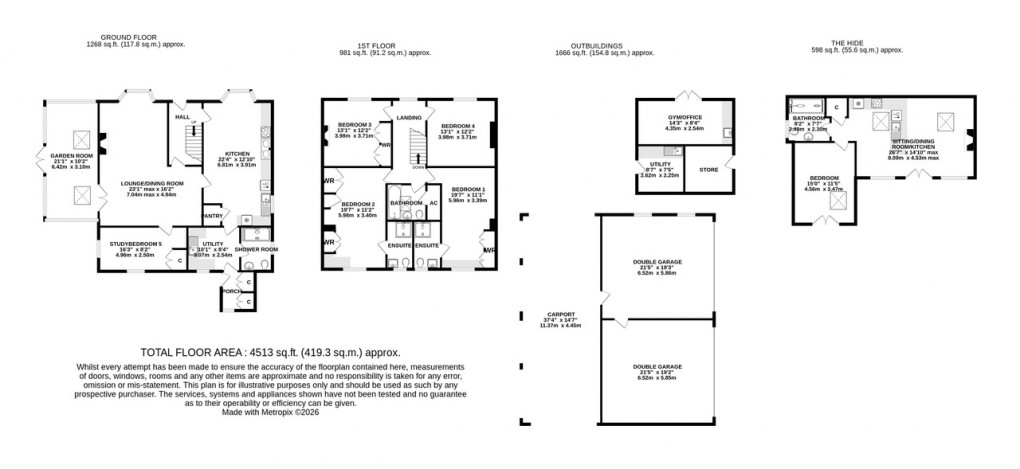 Floorplan for Holywell Road, Edington