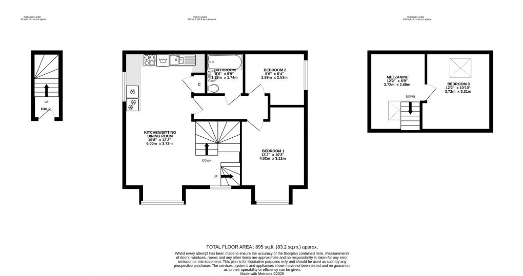 Floorplan for Alfred Court Gate Lane, Wells
