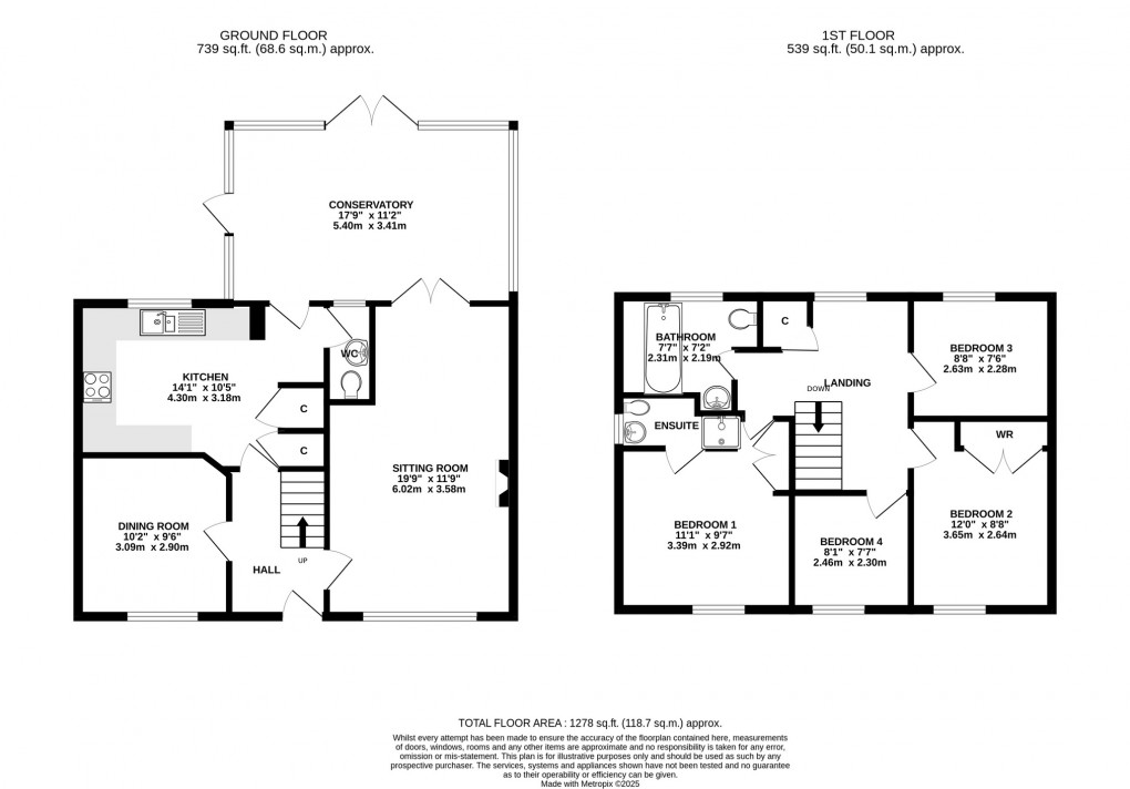 Floorplan for Mill Leat, Baltonsborough