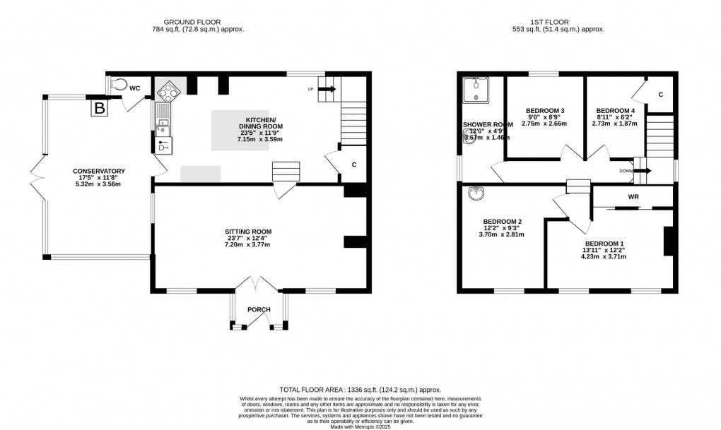 Floorplan for Glastonbury Road, West Pennard