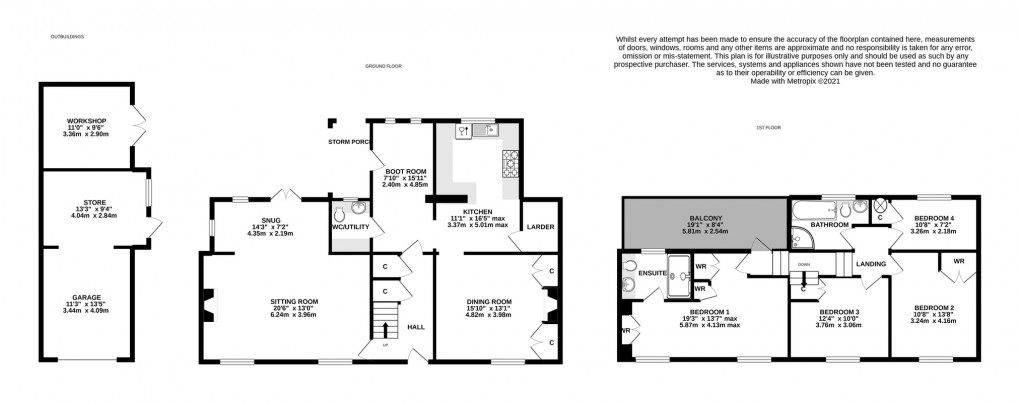 Floorplan for Compton Street, Compton Dundon