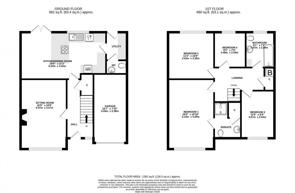Floorplan for Chapel Close, Keinton Mandeville