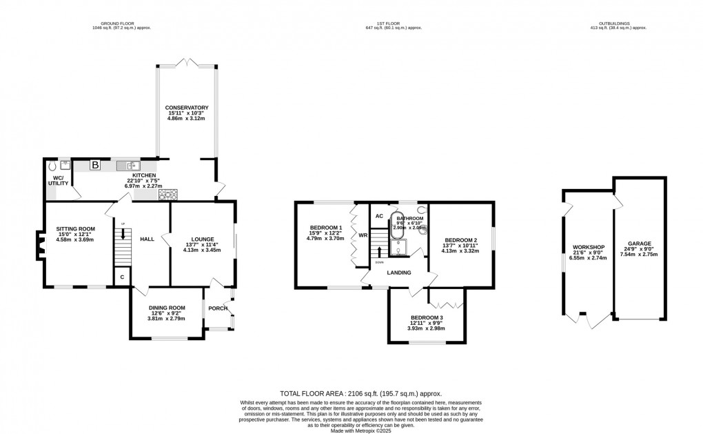 Floorplan for Queen Street, Keinton Mandeville