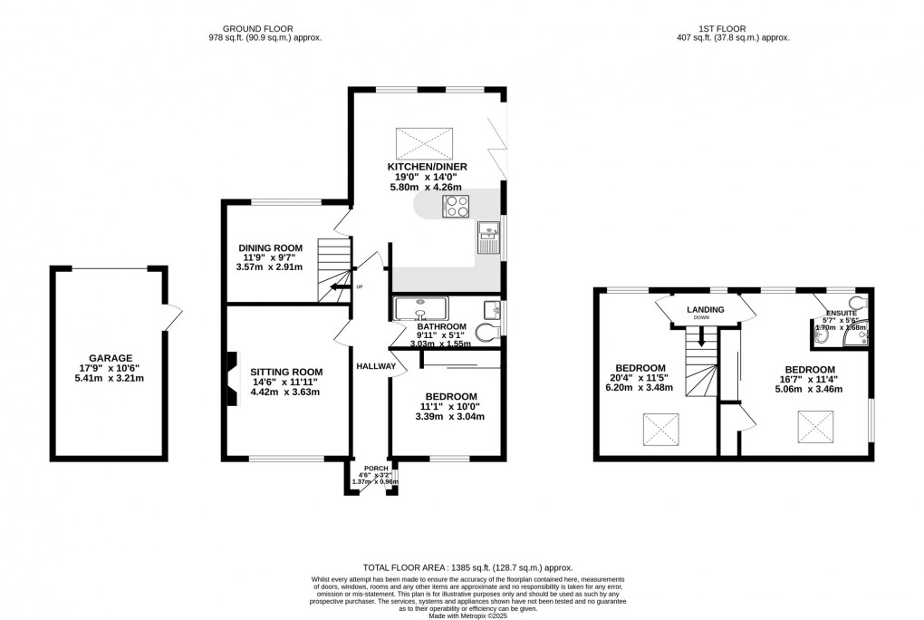 Floorplan for St. Cleers Orchard, Somerton