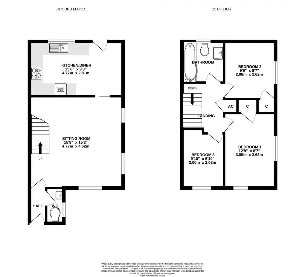 Floorplan for Sutton Road, Somerton