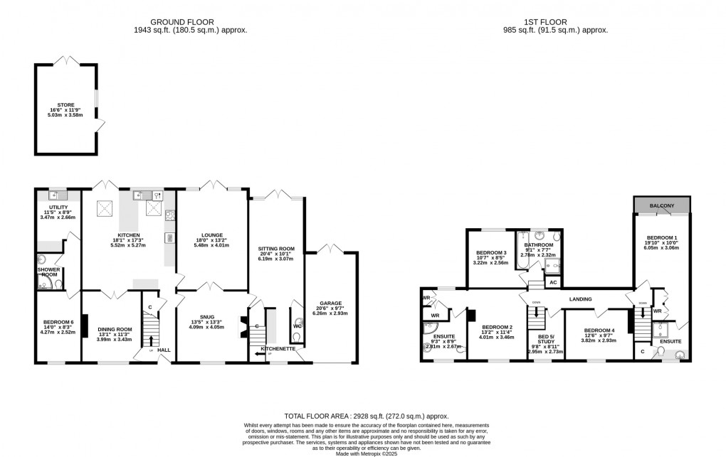 Floorplan for Queen Street, Keinton Mandeville
