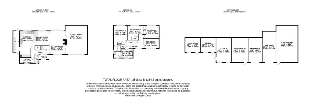 Floorplan for West Lydford, Somerton