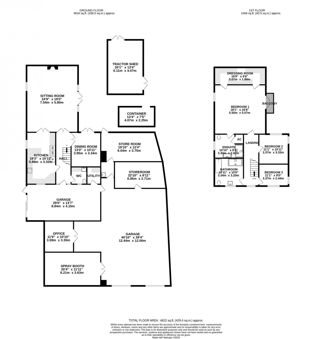 Floorplan for Etsome, Somerton