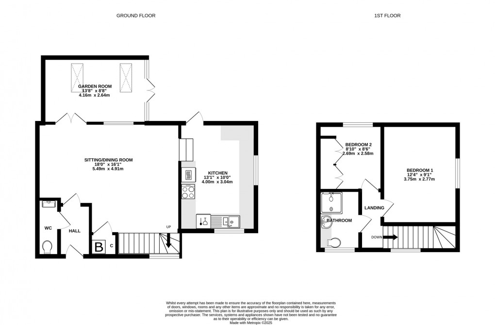 Floorplan for North Street, South Petherton