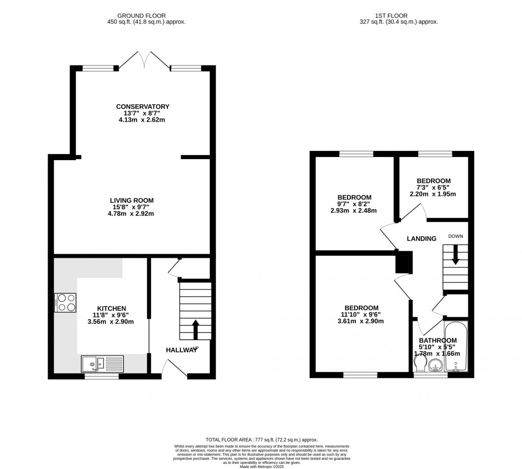 Floorplan for Parklands Way, Somerton