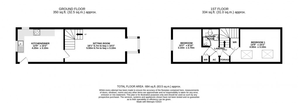 Floorplan for Yarley (Between Wells and Wedmore)