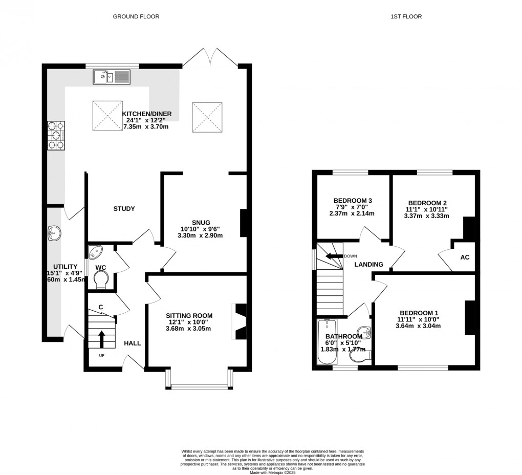 Floorplan for Bedford Road, Wells