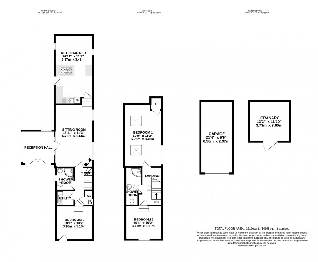 Floorplan for Pilton, Nr Shepton Mallet