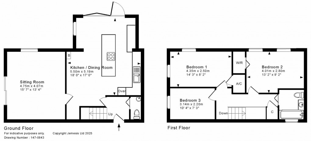 Floorplan for Charter Way, Wells
