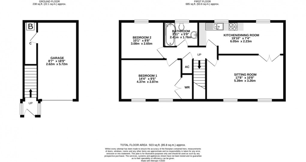 Floorplan for Osmond Drive, Wells