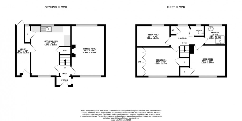 Floorplan for Churchill Road East, Wells