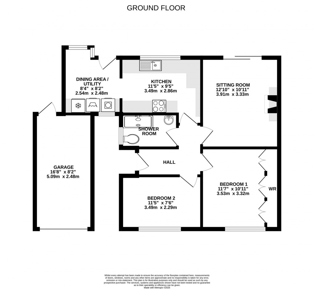 Floorplan for Welsford Avenue, Wells