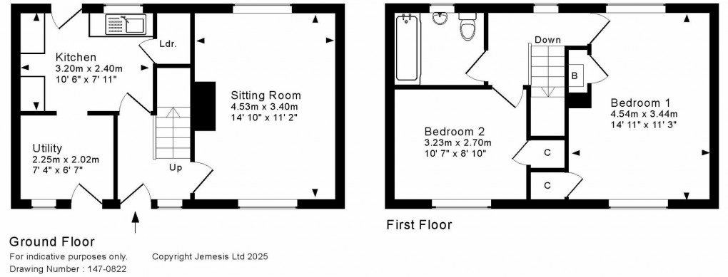 Floorplan for Monmouth Road, Shepton Mallet