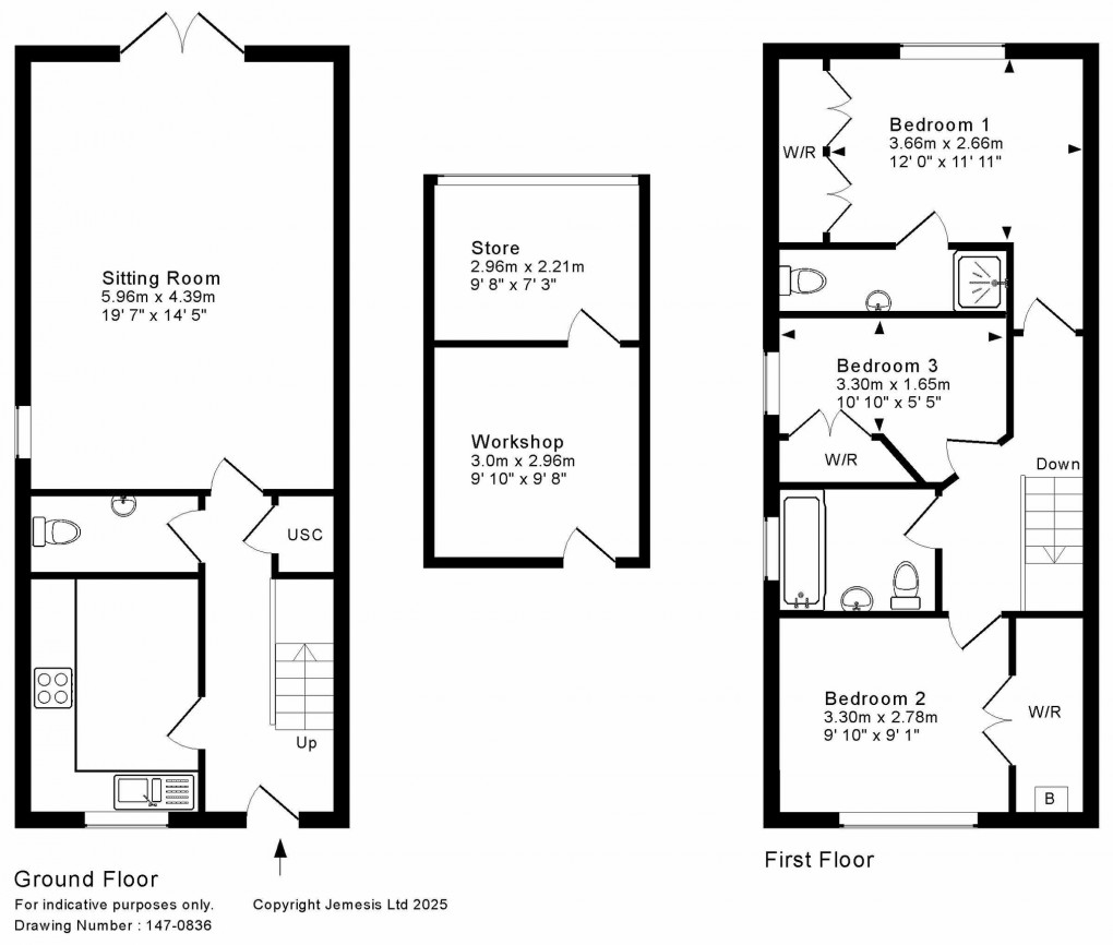 Floorplan for The Old Cider House, Main Road, Coxley, Wells