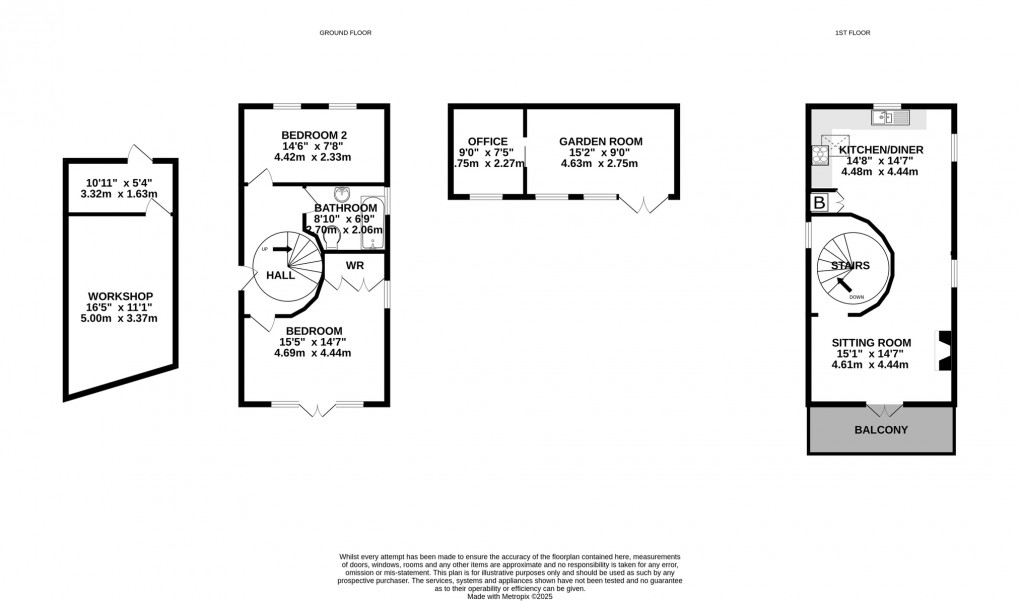 Floorplan for Nythe Road, Ashcott