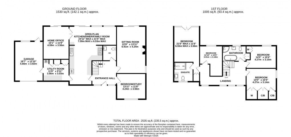 Floorplan for Water Lane Butleigh