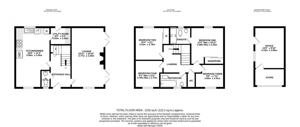 Floorplan for Shaws Orchard, Bawdrip