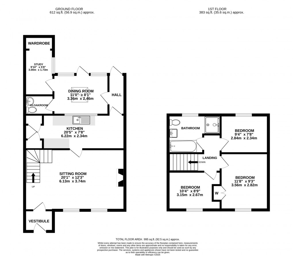 Floorplan for Springfield Terrace, Street