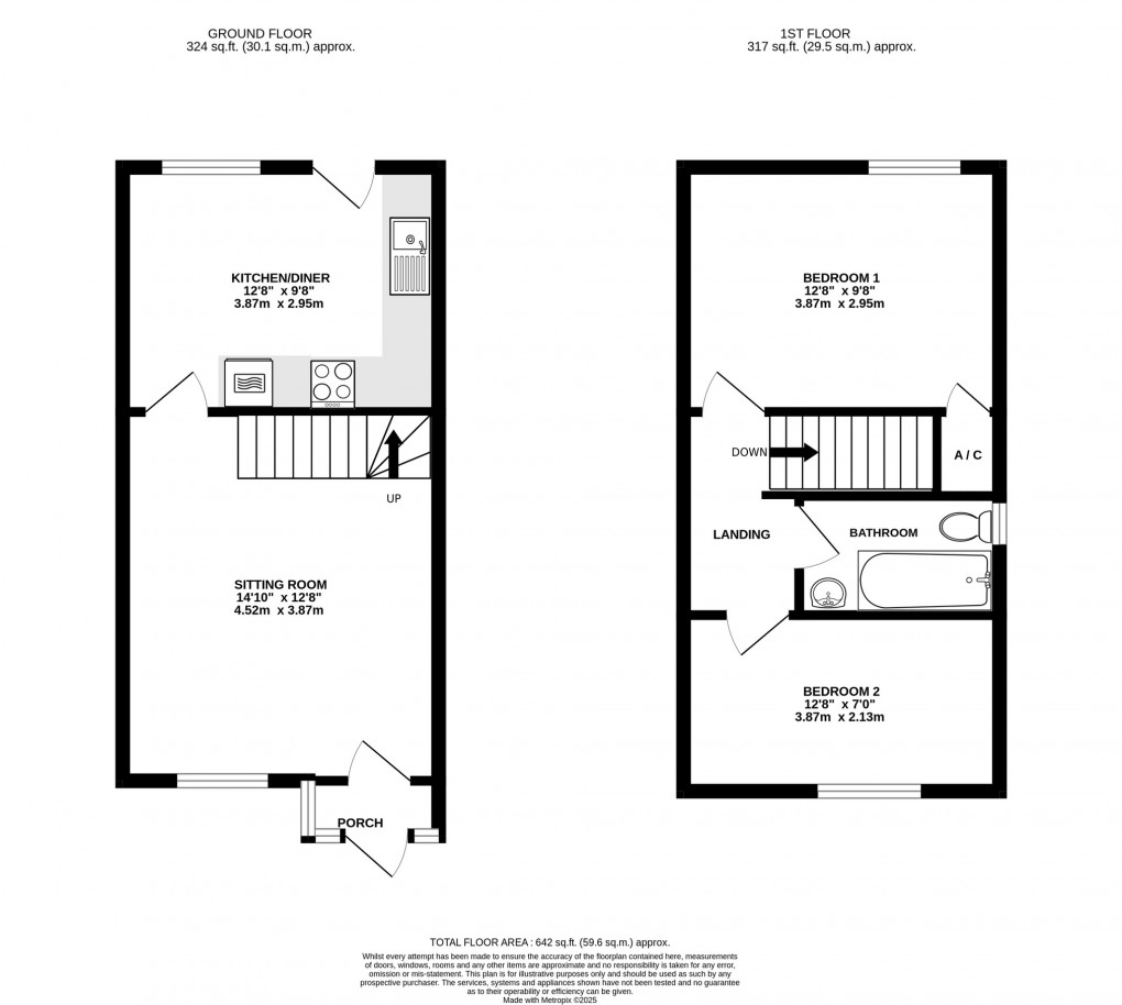 Floorplan for Blagrove Close, Street