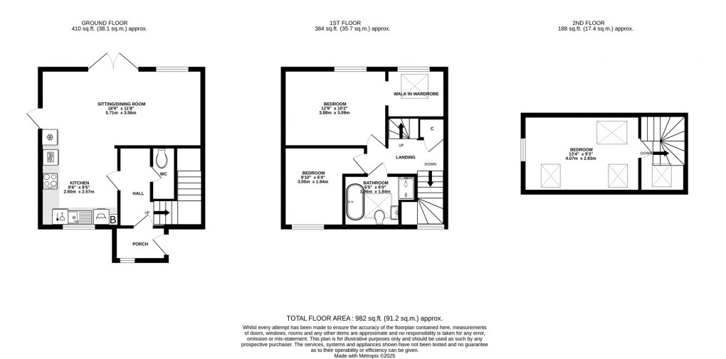 Floorplan for Old School Close, Ashcott