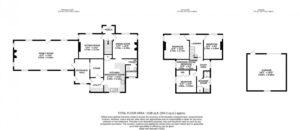 Floorplan for Bath Road, Ashcott