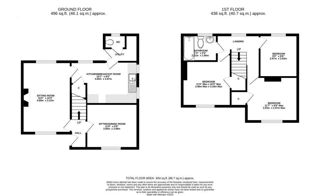 Floorplan for Gaston Close, Street
