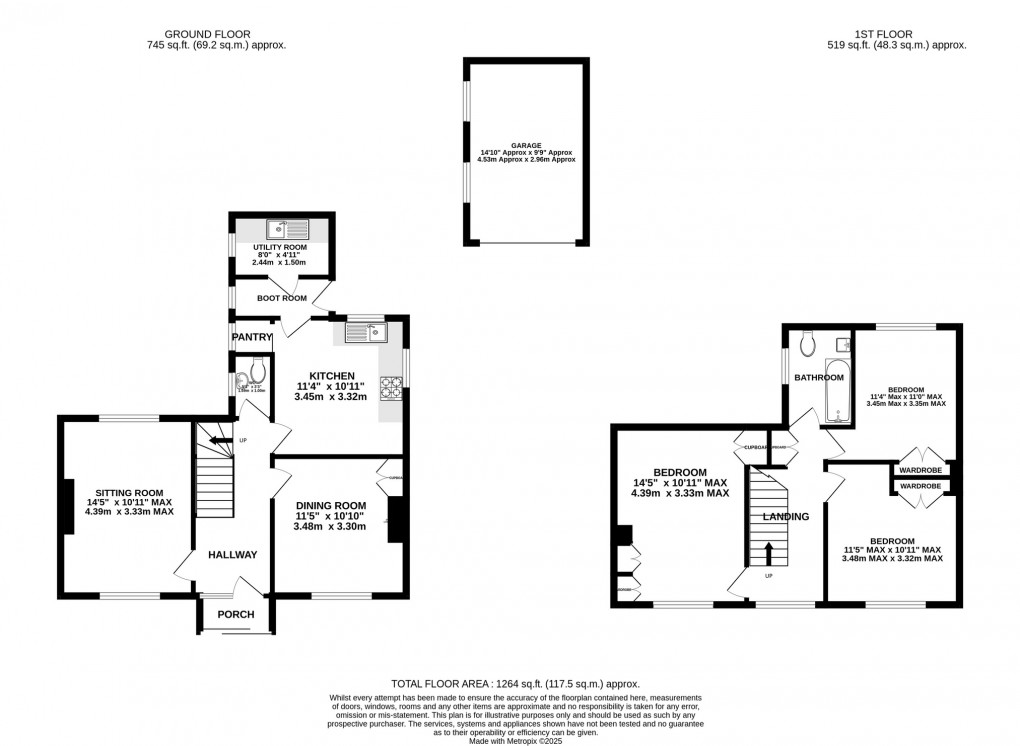 Floorplan for Somerton Road, Street