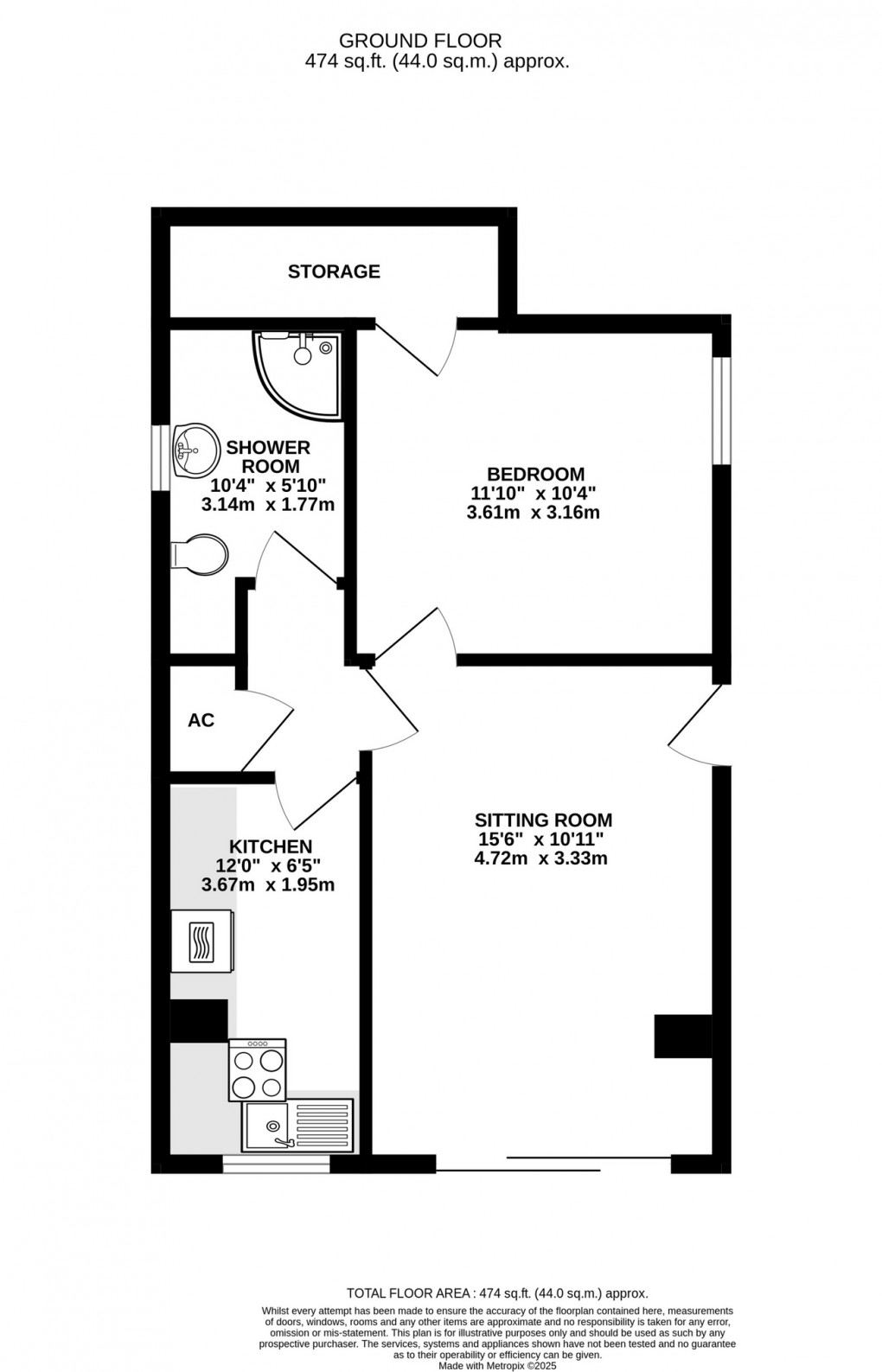 Floorplan for Arthurs Court, Street