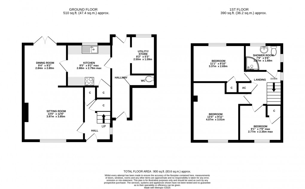 Floorplan for Portland Road, Street