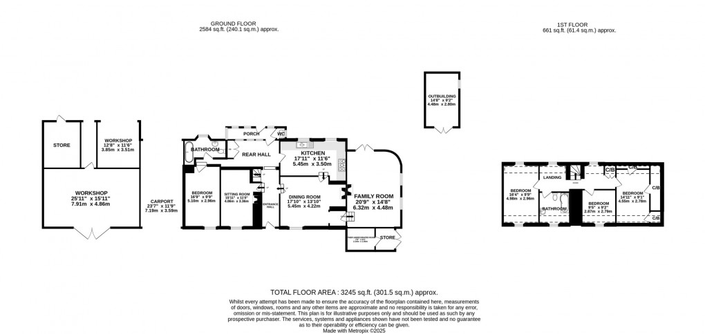 Floorplan for Pit Hill Lane, Moorlinch