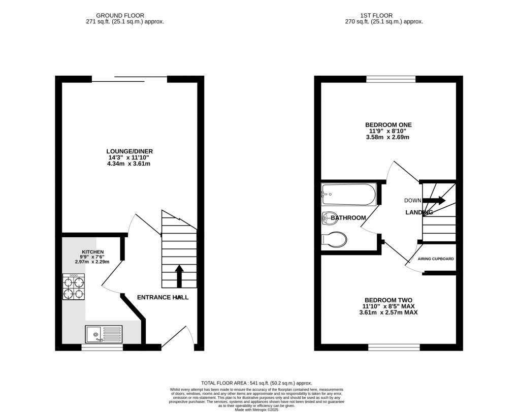Floorplan for Mendip View, Street
