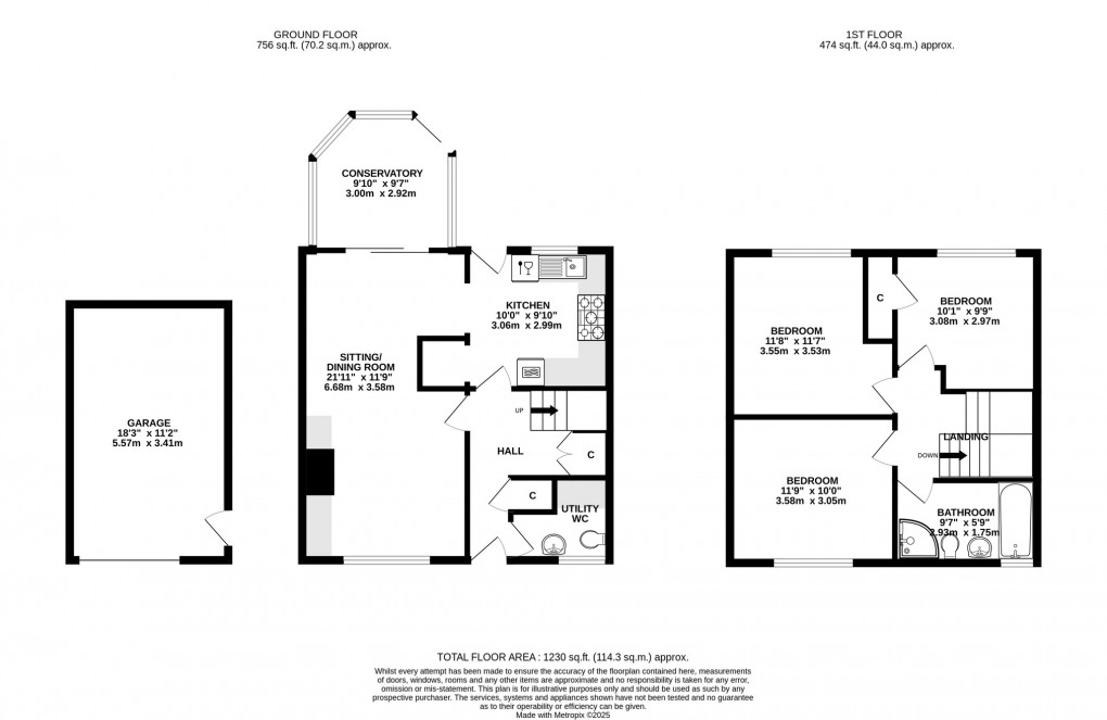 Floorplan for Isaacs Close, Street