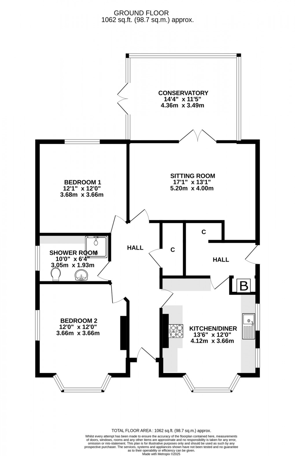Floorplan for Cranhill Road, Street