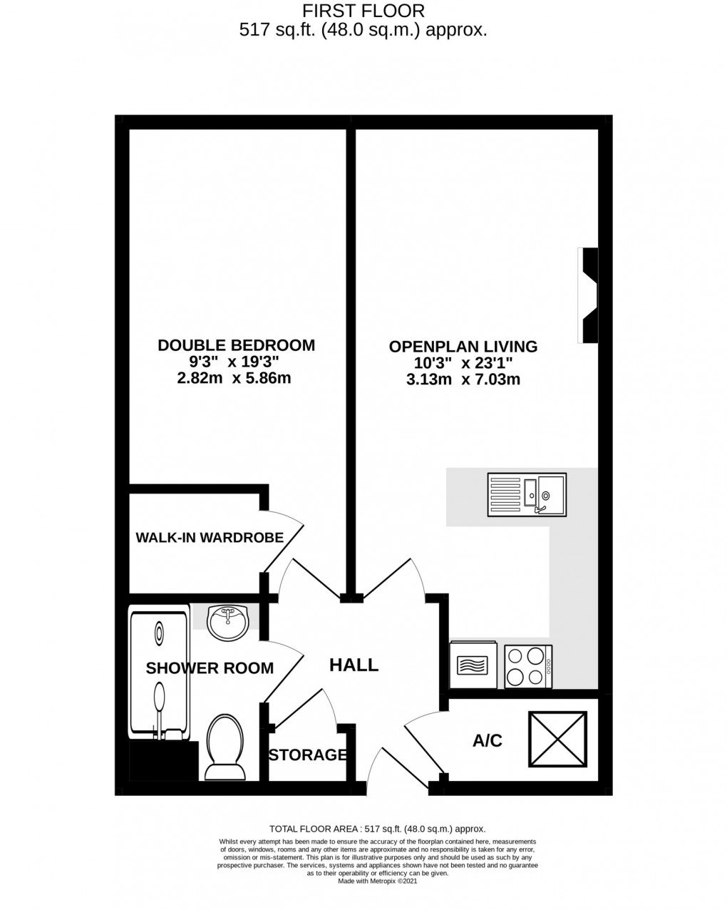 Floorplan for Tor View Court, Somerton Road, Street