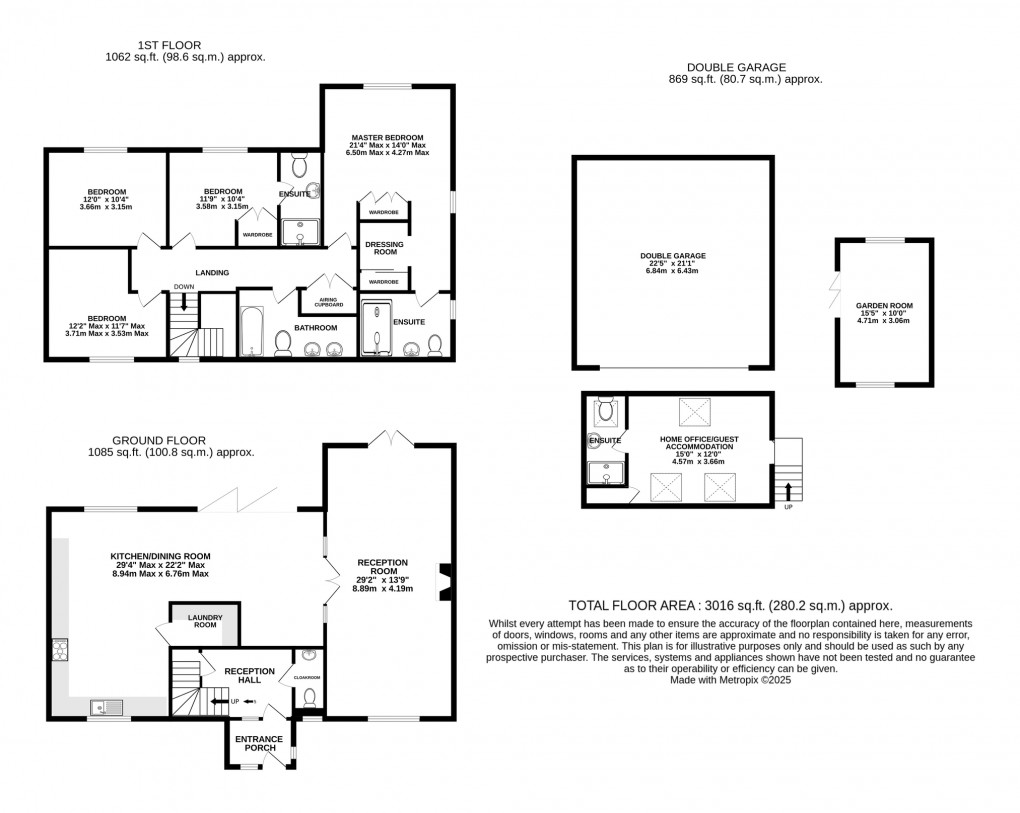 Floorplan for Old Nursery Drive, Ashcott