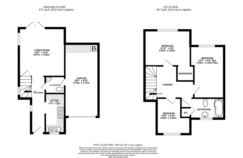 Floorplan for Orchard View, Middle Street